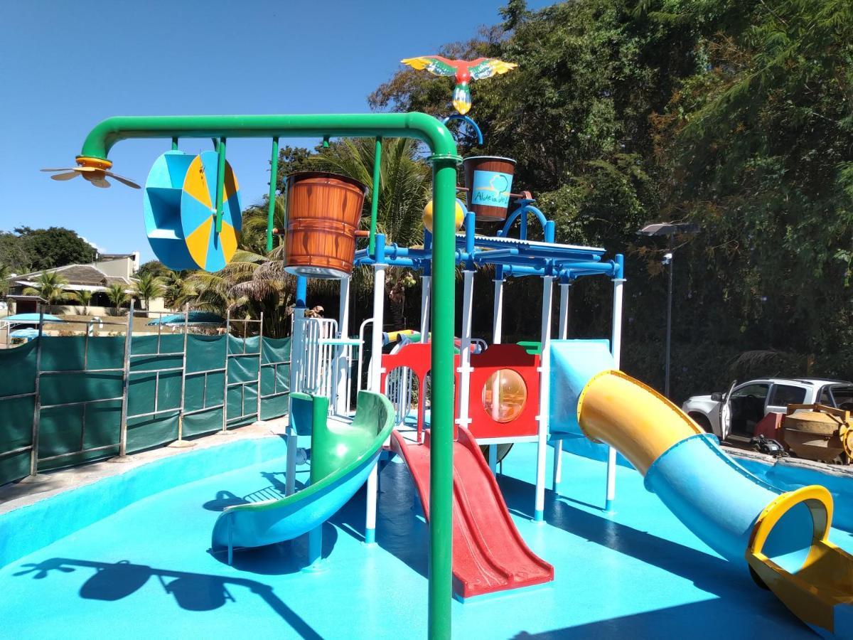 Aldeia Do Lago C204- Com Cozinha , Churrasqueira E Bebidas Liberadas No Parque Aquatico, Internet Banda Larga, Ponto Recarga De Carro Eletrico 卡达斯诺瓦斯 外观 照片